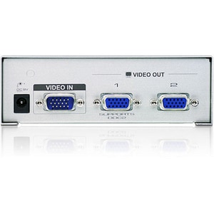 Aten VS92A VGA Switchbox - 1 x Computer, 2 x Monitor - 1920 x 1440 @ 60