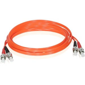 C2G 2m ST-ST 62.5/125 Duplex Multimode OM1 Fiber Cable - Orange - 6ft - 2m ST-ST 62.5/125 Duplex Multimode OM1 Fiber Cable