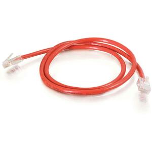 7FT CAT5E RJ45 HD15 M/F 350MHZ PATCH CABLE RED