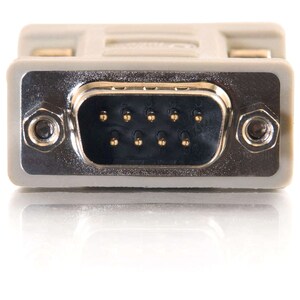 C2G DB9 Male to DB9 Female Null Modem Adapter - 1 x 9-pin DB-9 RS-232 Serial Male - 1 x 9-pin DB-9 RS-232 Serial Female - 