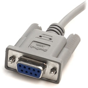 StarTech.com Serial Null modem cable - DB-9 (F) - DB-9 (F) - 3 m - Transfer files via serial connection - 10ft null modem 