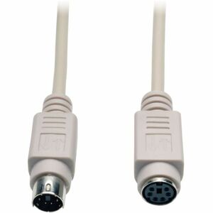 Eaton Tripp Lite Series PS/2 Keyboard or Mouse Extension Cable (Mini-DIN6 M/F), 6 ft. (1.83 m) - (Mini-DIN6 M/F) 6-ft.