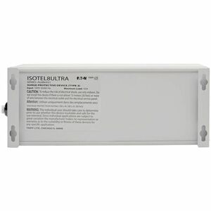 Eaton Tripp Lite Series Isobar 8-Outlet Surge Protector, 12 ft. Cord with Right-Angle Plug, 3840 Joules, Diagnostic LEDs, 