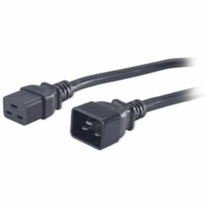 APC NetShelter Power Cord, IEC C19 to C20, 2.0m - For PDU, Rack Server - 230 V AC / 20 A - Black - 6.50 ft Cord Length - I