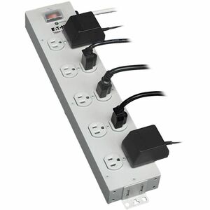 Tripp Lite Power Strip 120V 5-15R 10 Outlet Metal 15' Cord 5-15P - NEMA 5-15P - 10 NEMA 5-15R - 15ft - NEMA 5-15P - 10 NEM
