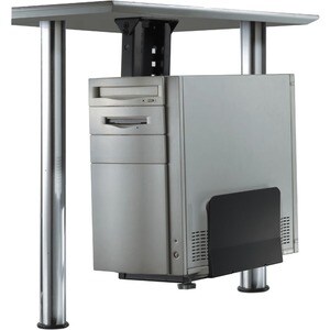 Newstar Under Desk PC Mount (Suitable PC Dimensions - Height: 39-54 cm / Width: 13-23 cm) - Black - Vertical - 540 mm x 23