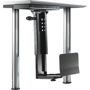 Newstar Slidable Under Desk PC Mount (Suitable PC Dimensions - Height: 39-54 cm / Width: 13-23 cm) - Black - Vertical - 54