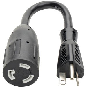 Eaton Tripp Lite Series Power Cord Adapter, NEMA L5-20R to NEMA 5-20P - Heavy-Duty, 20A, 120V, 12 AWG, 8.66-in. (21.99 cm)