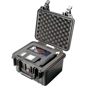 Pelican PELICAN PROTECTOR CASE 1300 BLACK - Double Throw Latch Closure - Polycarbonate, Stainless Steel - Black