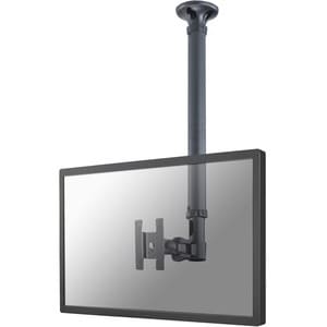 Neomounts Neomounts Pro FPMA-C100 Ceiling Mount for Flat Panel Display - Black - Height Adjustable - 25.4 cm to 68.6 cm (2
