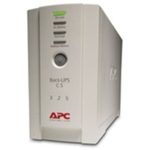 APC by Schneider Electric Back-UPS Standby UPS - 325 VA/210 W - Tower - 6 Hour Recharge - 6.60 Minute Stand-by - 220 V AC 