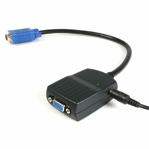 StarTech.com 2 Port VGA Video Splitter - USB Powered - Compact USB-powered VGA splitter allows you to split a video source