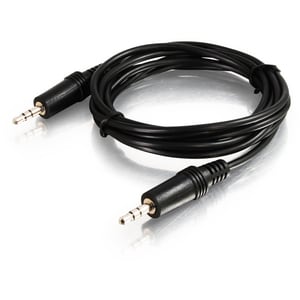 C2G 6ft 3.5mm Audito Cable - AUX Cable - M/M - Connect an Android® phone, iPhone®, tablet or MP3 player to a 3.5mm auxilia