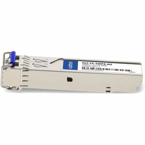 AddOn Cisco GLC-FE-100FX Compatible TAA Compliant 100Base-FX SFP Transceiver (MMF, 1310nm, 2km, LC) - 100% compatible and 