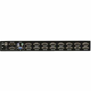 Eaton Tripp Lite Series 16-Port 1U Rack-Mount USB/PS2 KVM Switch with On-Screen Display - 16 x 1 - 16 x HD-15 - 1U - Rack-