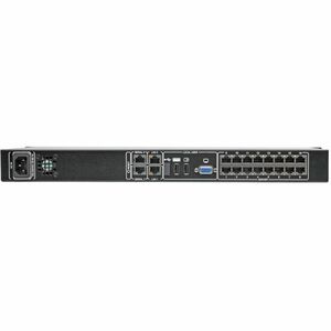 Eaton Tripp Lite Series NetCommander 16-Port Cat5 KVM over IP Switch - 1 Remote + 1 Local User, 1U Rack-Mount, TAA - 16 x 
