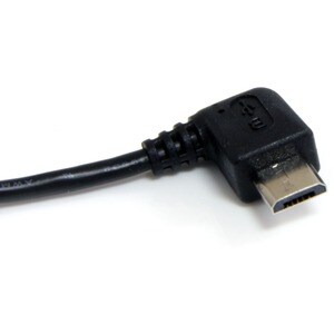StarTech.com Micro USB A to Right Angle Micro B Cable - Charge and sync Micro USB devices, even in tight spaces - 6ft Micr