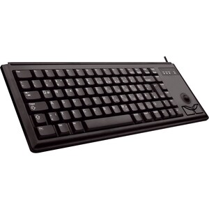 CHERRY ML 4420 Wired Keyboard - Compact,Pale Gray,Integrated Trackball