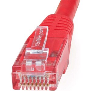 StarTech.com 6ft CAT6 Ethernet Cable - Red Molded Gigabit - 100W PoE UTP 650MHz - Category 6 Patch Cord UL Certified Wirin