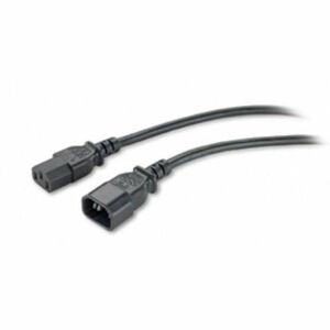 APC by Schneider Electric AP9890 Verlängerungskabel - 60,96 cm - IEC 60320 C14 - 230 V AC - Schwarz - 1 Stück