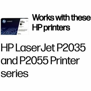 HP 05A Original Laser Toner Cartridge - Black - 1 Pack - 2300 Pages