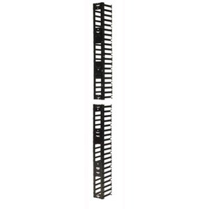 APC by Schneider Electric AR7580 Cable Routing - Black - Rack Cable Guide - 1U Rack Height