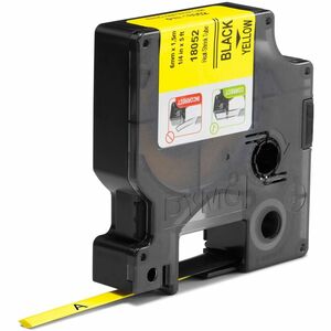 Etiquette pour Câbles Dymo 18052 - 127 mm Longueur - Permanent Adhésif - Transfert thermique - Jaune - Polyoléfine - Décol