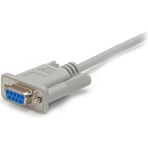 10FT SERIAL/NULL MODEM CABLE DB9F DB25M