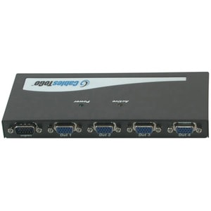 C2G 4-Port UXGA Monitor Splitter/Extender (Male Input) - 1 x Computer, 4 x Monitor - 1920 x 1440 @ 80Hz - SVGA, XGA