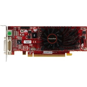 VisionTek Radeon 4350 SFF 512MB DDR2 (2x DVI-I, TV Out) w/ 2x DVI-I to VGA Adapter - ATi Radeon HD 4350 600MHz - 512MB DDR
