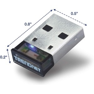 TRENDnet Low Energy Micro Bluetooth 4.0 Class I USB 2.0 with Distance up to 100Meters/330 Feet. Compatible with Win 8.1/8/