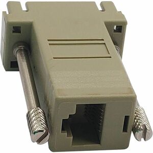 Tripp Lite by Eaton B090-A9F Modular Adapter - 1 x 9-pin DB-9 Serial Female - 1 x RJ-45 Network Female - Beige