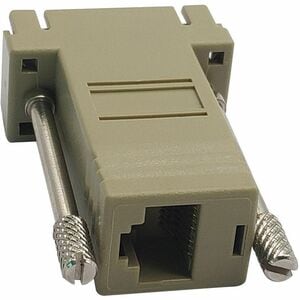 Tripp Lite series B090-A9M Modular Adapter - 1 x 9-pin DB-9 Serial Male - 1 x RJ-45 Network - Beige