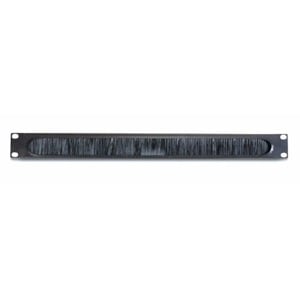 APC 1U Cable Pass Through - Rack Cable Guide - Black - 1U Rack Height