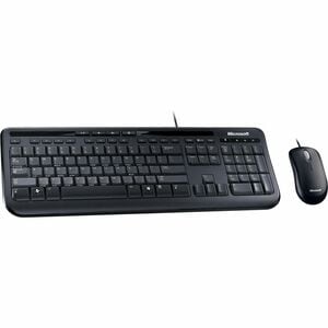 Microsoft Desktop 600 Keyboard & Mouse - QWERTY - Portuguese - USB Cable Keyboard - 107 Key - Keyboard/Keypad Color: Black