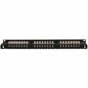 Eaton Tripp Lite Series 48-Port 1U Rack-Mount Cat6/Cat5 High Density 110 Patch Panel, 568B, RJ45 Ethernet, TAA - 568B, RJ4