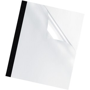 Fellowes Thermal Presentation Covers - 1" , 240 sheets, Black - 11" Height x 8.5" Width x 1" Depth - 1" Maximum Capacity -