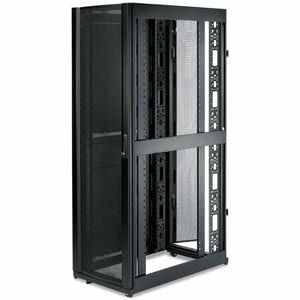 APC by Schneider Electric NetShelter 42U Enclosed Cabinet Rack Cabinet for Storage, Server - 482.60 mm Rack Width - Black 