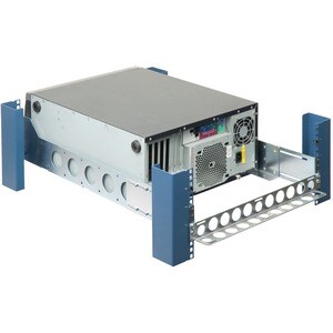 Rack Solutions 3U Universal Rail 24in (D) with Wirebar - Steel - 200 lb
