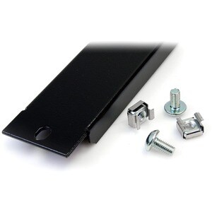 StarTech.com Blanking Panel - 1U - 19in - Steel - Black - Blank Rack Panel - Filler Panel - Rack Mount Panel - Rack Blanks