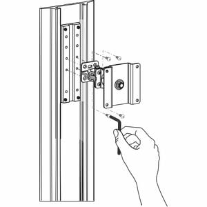 Ergotron Wandhalterung für Montagearm, Wandhalterung, Montageregal, CPU-Halterung - Aluminium - Metall