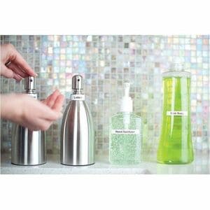 ID-Etikett Dymo LetraTag - 12 mm Breite x 4 m Länge - Klebefilm - Thermalbindung - Weiß - Plastik - Sonnenlicht Resistent,