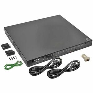 Eaton Tripp Lite Series NetDirector 32-Port Cat5 KVM over IP Switch - Virtual Media, 2 Remote + 1 Local User, 1U Rack-Moun