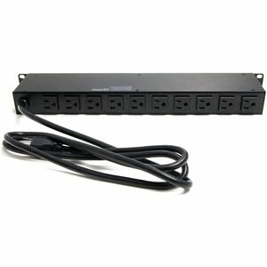 StarTech.com Rackmount PDU with 16 Outlets and Surge Protection - 19in Power Distribution Unit - 1U - Organize and add add