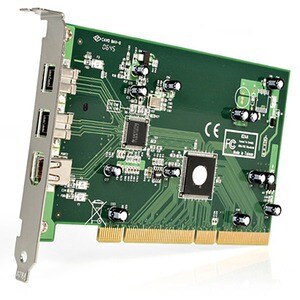 StarTech.com 3 Port 2b 1a PCI 1394b FireWire Adapter Card with DV Editing Kit - Add 2 FireWire-800 and 1 FireWire-400 to y