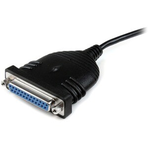 StarTech.com Parallel printer adapter - USB - DB25 parallel - 6 ft - Cable for PC, Notebook, Printer - First End: 1 x 4-pi