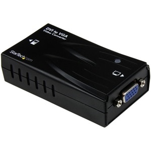 StarTech.com High Resolution Video DVI to VGA Converter - Cable for Monitor, Projector - First End: 1 x 19-pin DVI-D Digit