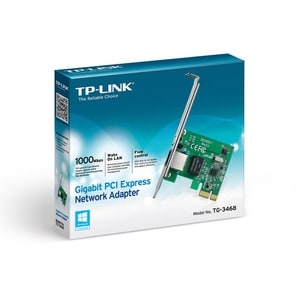 TP-Link TG-3468 32-bit Gigabit PCIe Network Adapter - PCI Express x1 - 1024 MB/s Data Transfer Rate - 1 Port(s) - 1 x Netw