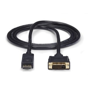StarTech.com 6ft (1.8m) DisplayPort to DVI Cable, 1080p Video, DisplayPort to DVI-D Adapter/Converter Cable, DP 1.2 to DVI