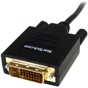 StarTech.com 6ft Mini DisplayPort to DVI Cable, Mini DP to DVI-D Adapter/Converter Cable, 1080p Video, mDP 1.2 to DVI Moni